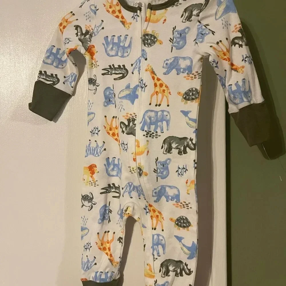 Kids Headquarters Kids' 2-pack Cotton Sleepers, Safari